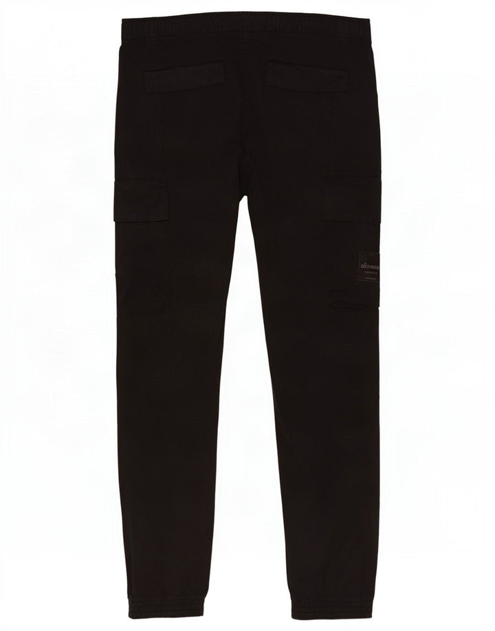 Calvin Klein Ανδρικό Παντελόνι Joggers Cargo Medium W32 L30 Μαύρο βαμβακερό