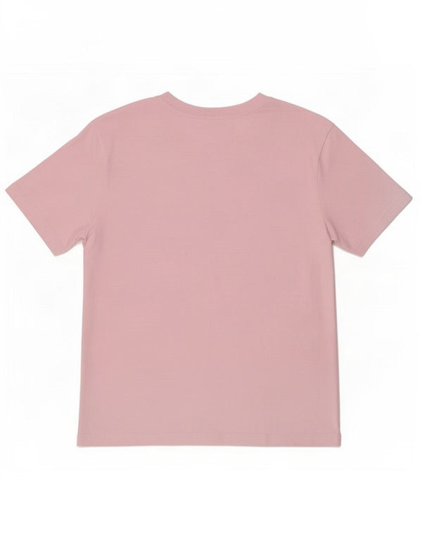Zara Γυναικείο T-Shirt Top UK 10 Small Pink Βαμβακερό