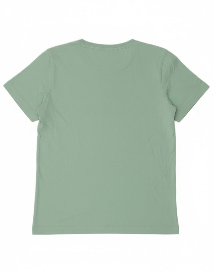 Champion Women T-Shirt Top UK 14 Large Green