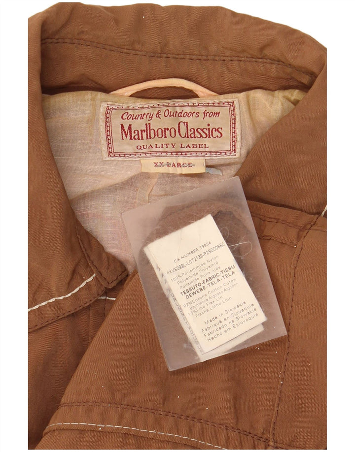 Marlboro Classics Γυναικείο Utility Jacket UK 20 2XL Brown Polyamide
