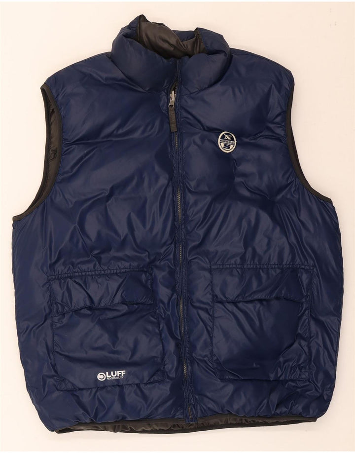 North Sails Ανδρική επένδυση Reversible Gilet UK 42 XL Grey Polyamide