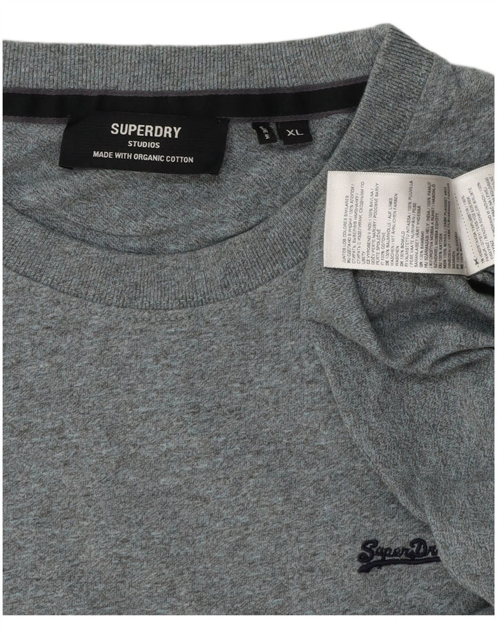Ανδρικό T-Shirt SUPERDRY Top XL Γκρι βαμβακερό