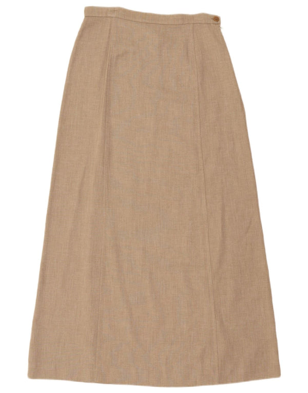 Penny Black Γυναικεία Ψηλόμεση Maxi Φούστα IT 40 Small W28 Beige Viscose