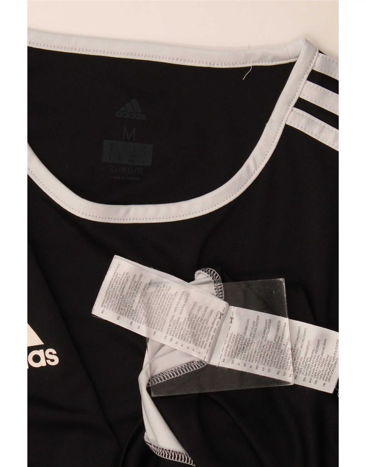 Ανδρικό T-Shirt Climalite Adidas Top Medium Black Colourblock Πολυεστέρας