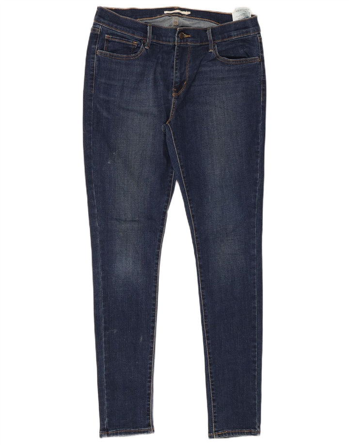 LEVI'S Γυναικείο 710 Super Skinny Jeans W32 L30 Μπλε βαμβακερό