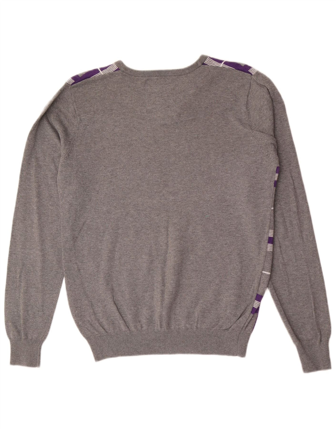 Jack & Jones Ανδρικό πουλόβερ με λαιμόκοψη V-λαιμόκοψη Μικρό γκρι βαμβακερό