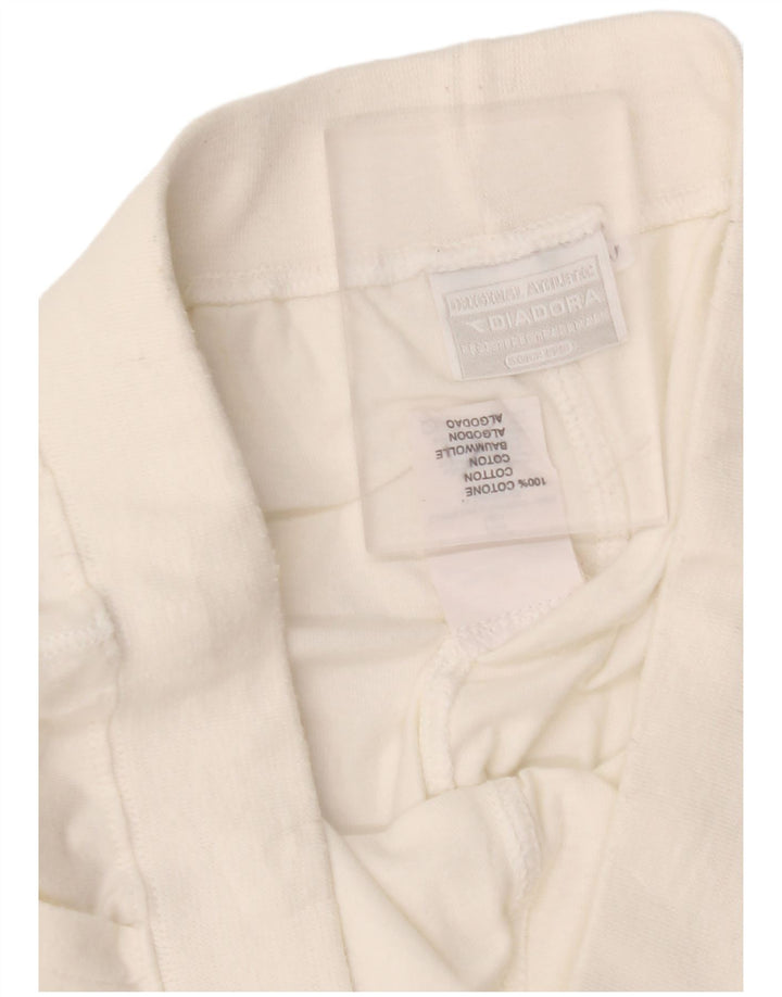 DIADORA Γυναικείο Κάπρι Φαρδιά Φόρμα Παντελόνι UK 12 Medium White