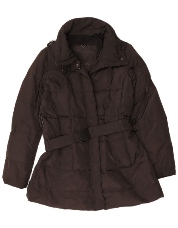 Zara Γυναικείο Μπουφάν UK 18 XL Μαύρο Πολυεστέρας