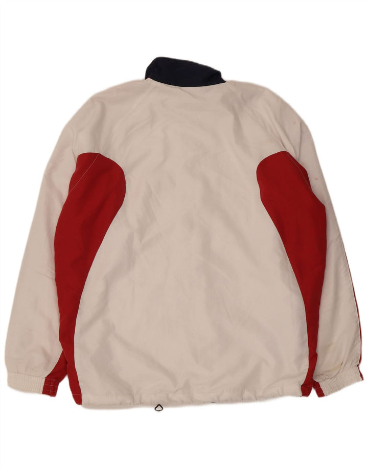 Ανδρική φόρμα Diadora Top Jacket UK 42 XL White Colourblock Polyester