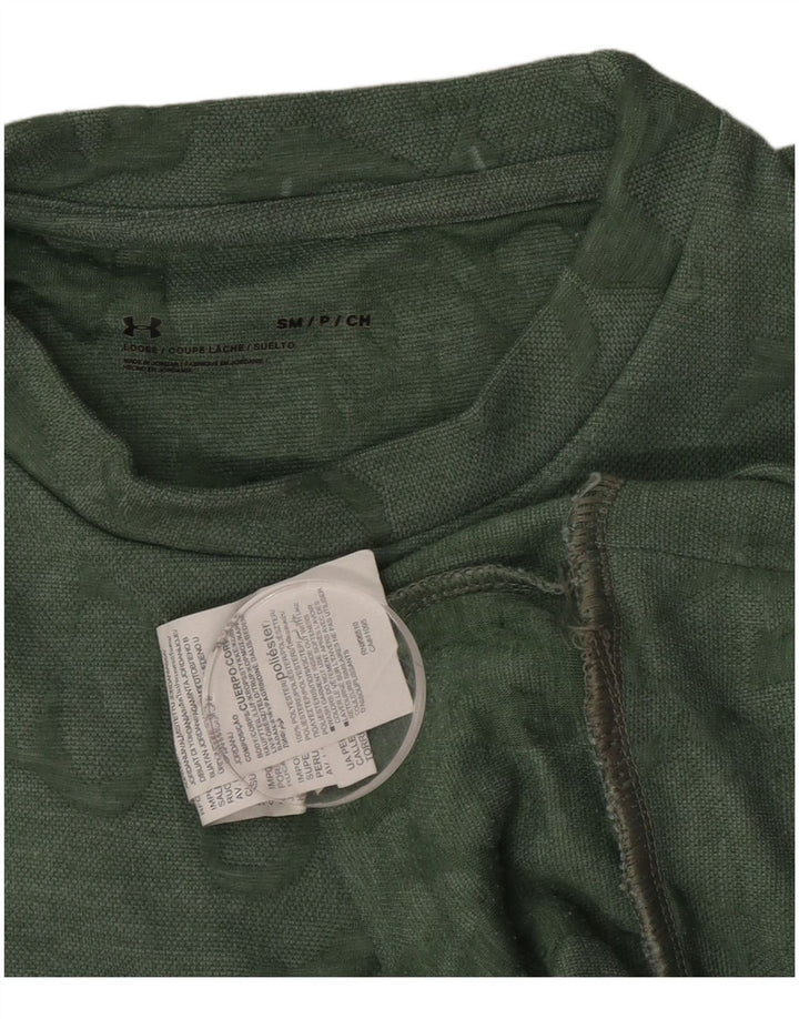 Under Armour Ανδρικό Φούτερ με γραφικά Loose Fit Jumper Μικρός πράσινος πολυεστέρας