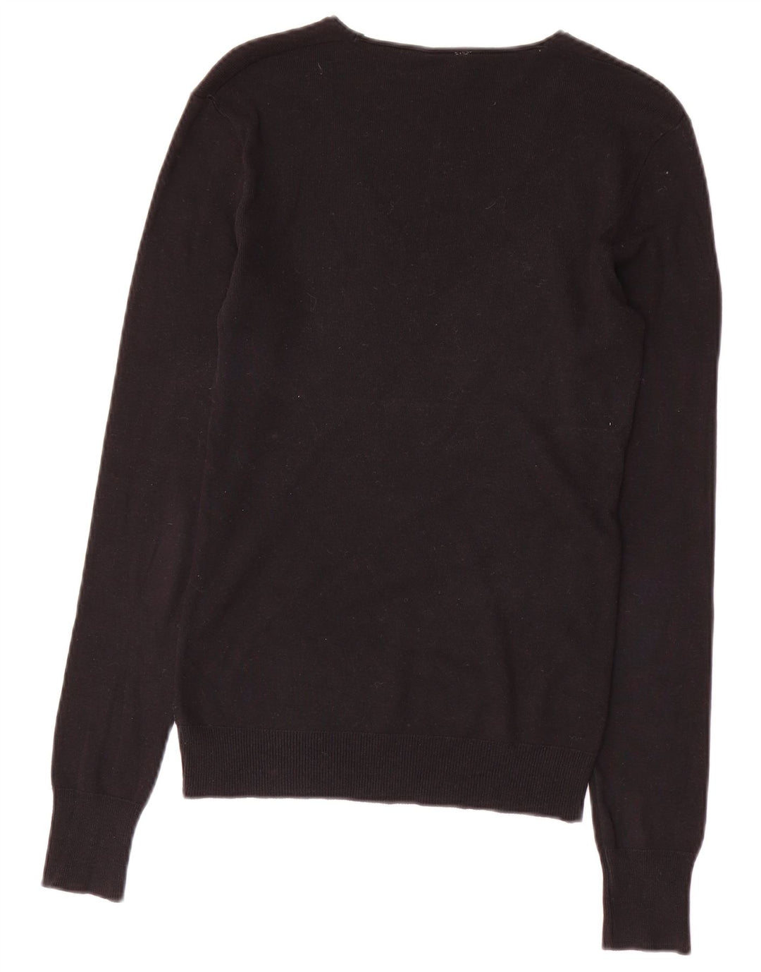 BENETTON Γυναικείο πουλόβερ με V λαιμόκοψη UK 10 Small Black