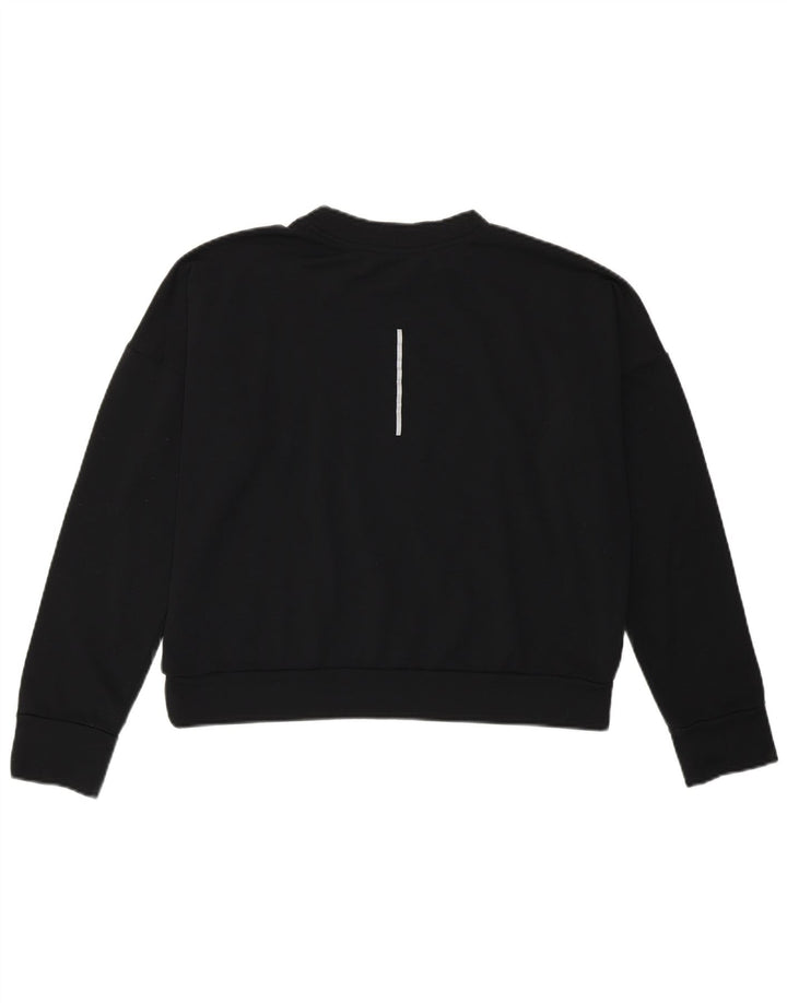 Γυναικεία φούτερ Nike Crop Jumper UK 12 Medium Black Polyester Sports