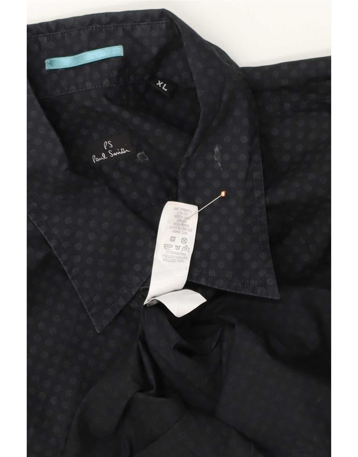 Paul Smith Ανδρικό πουκάμισο Classic Fit XL Βαμβακερό μαύρο με στίγματα