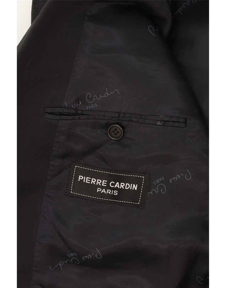 Pierre Cardin Ανδρικό Σακάκι Μπλέιζερ IT 50 Large Black Geometric Classic