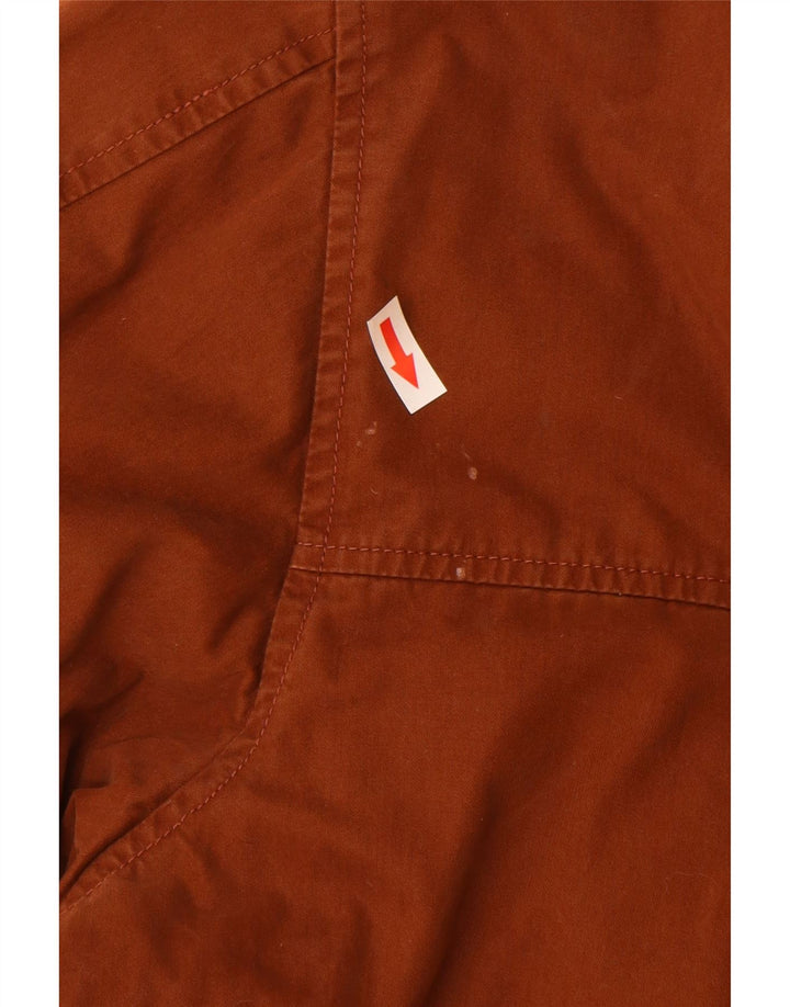 Navigare Mens Utility Jacket UK 38 Βαμβακερό μεσαίο καφέ