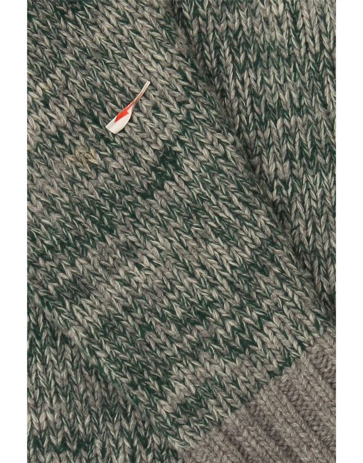 Fred Perry Ανδρική ζακέτα πουλόβερ με μεγάλο πράσινο μαλλί