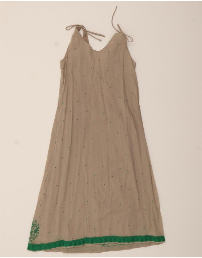 KOOKAI Womens Sleeveless Maxi Dress EU 36 Small Grey Floral Vintage Kookai and Second-Hand Kookai from Messina Hembry 