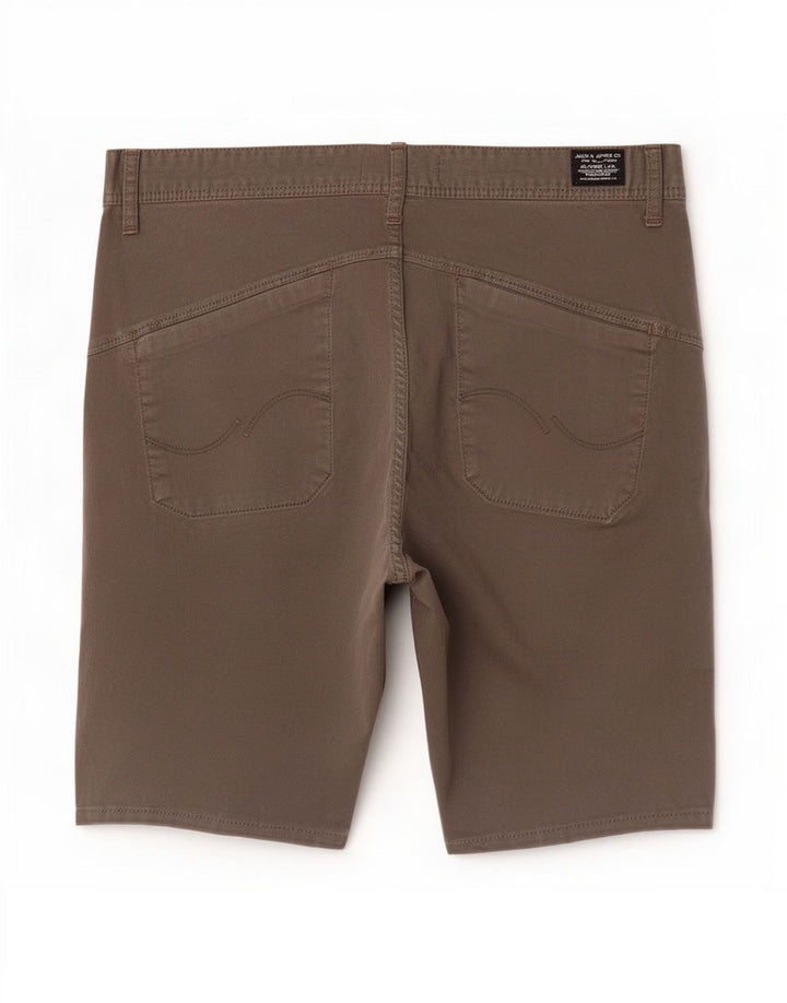 Ανδρικό σορτς Chino Jack & Jones μεσαίο W33 γκρι βαμβακερό