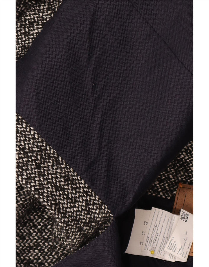 Ανδρικό πανωφόρι Hugo Boss UK 52 XL Πολυακρυλικό με γκρι φλύκταινες