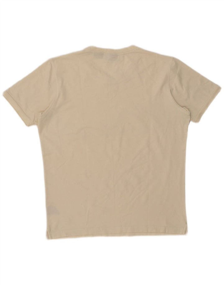 Ανδρικό γραφικό T-Shirt Fila Top μεγάλο λευκό βαμβακερό