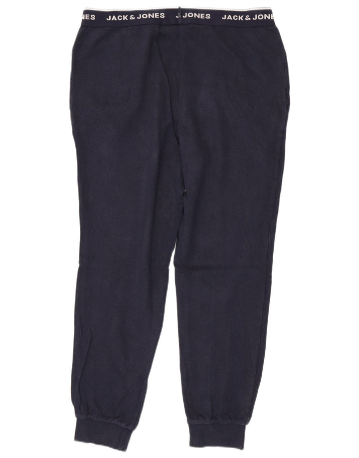 JACK & JONES Ανδρική φόρμα γυμναστικής γραφική παντελόνι Joggers Medium Navy Blue
