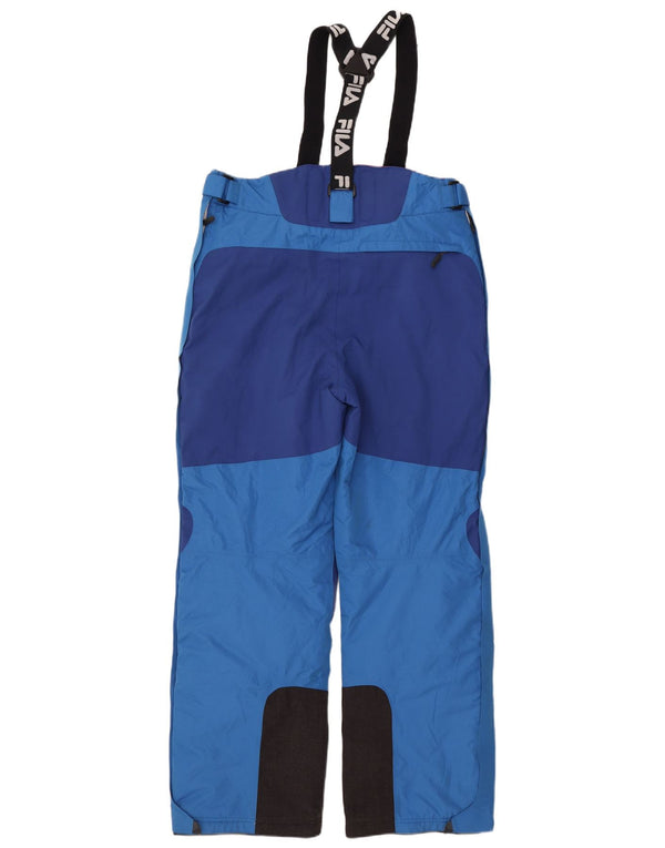 Fila Ανδρικό γραφικό Dungarees Παντελόνι Σκι Μεγάλο Μπλε Χρώμα Πολυεστέρας