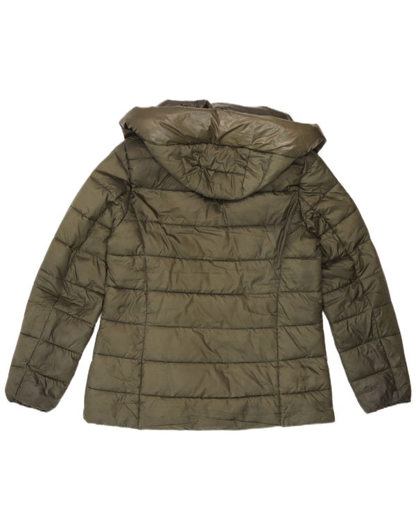Γυναικείο μπουφάν με κουκούλα Esprit UK 16 Large Khaki