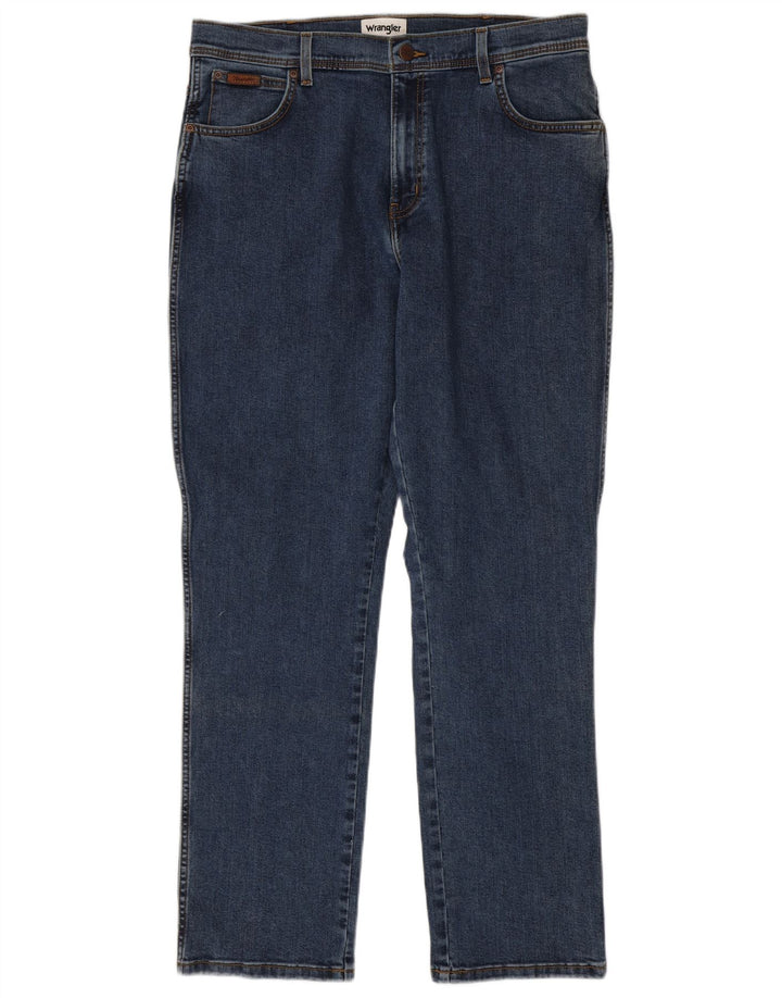 Wrangler Ανδρικό Texas Straight Jeans W36 L32 Μπλε βαμβακερό
