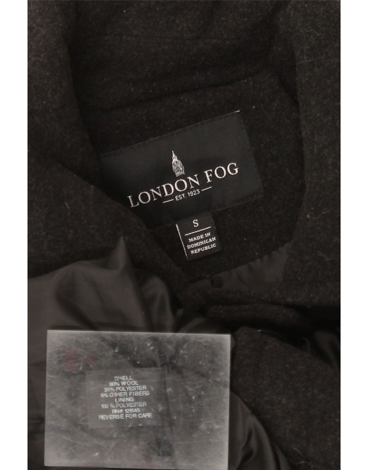 Γυναικείο παλτό LONDON FOG UK 10 Small Grey Wool