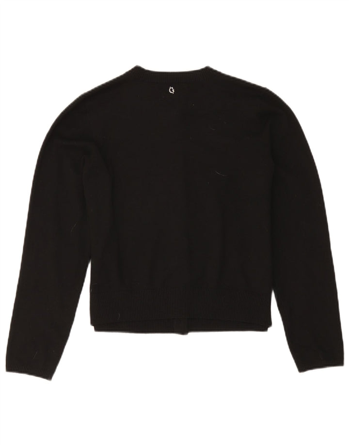 Guess Γυναικεία ζακέτα Crop UK 12 Medium Black Polyester