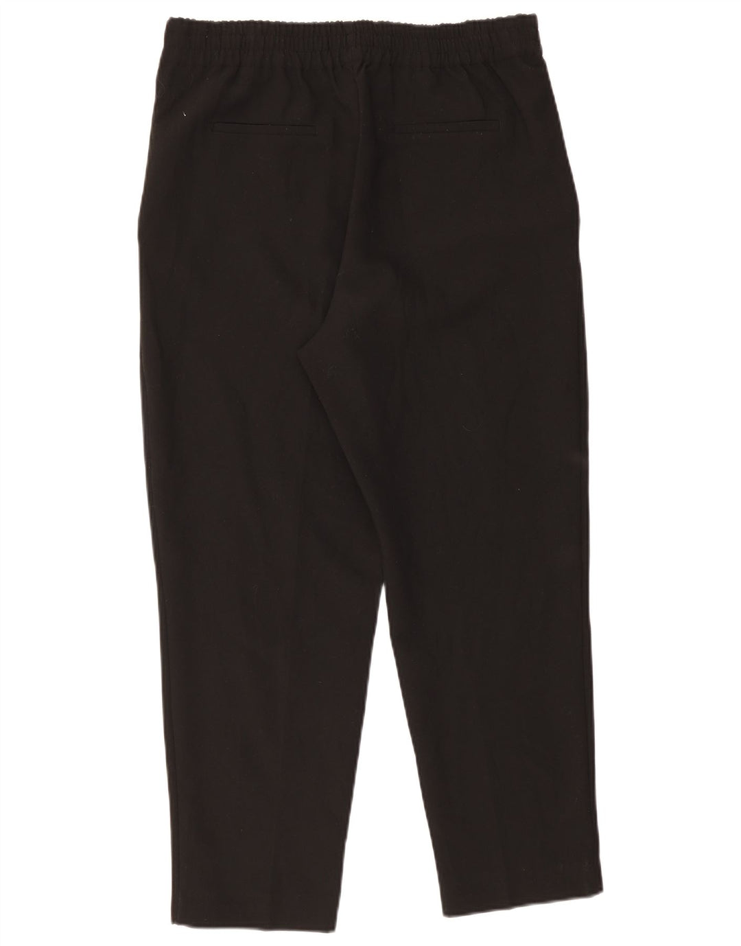 Zara Γυναικείο κωνικό παντελόνι Chino μεγάλο W33 L27 μαύρο πολυεστέρα