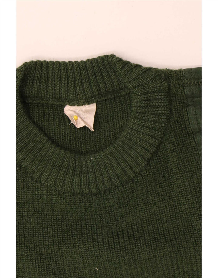 Ανδρικό πουλόβερ Vintage Graphic Crew Neck Jumper IT 50 Medium Green