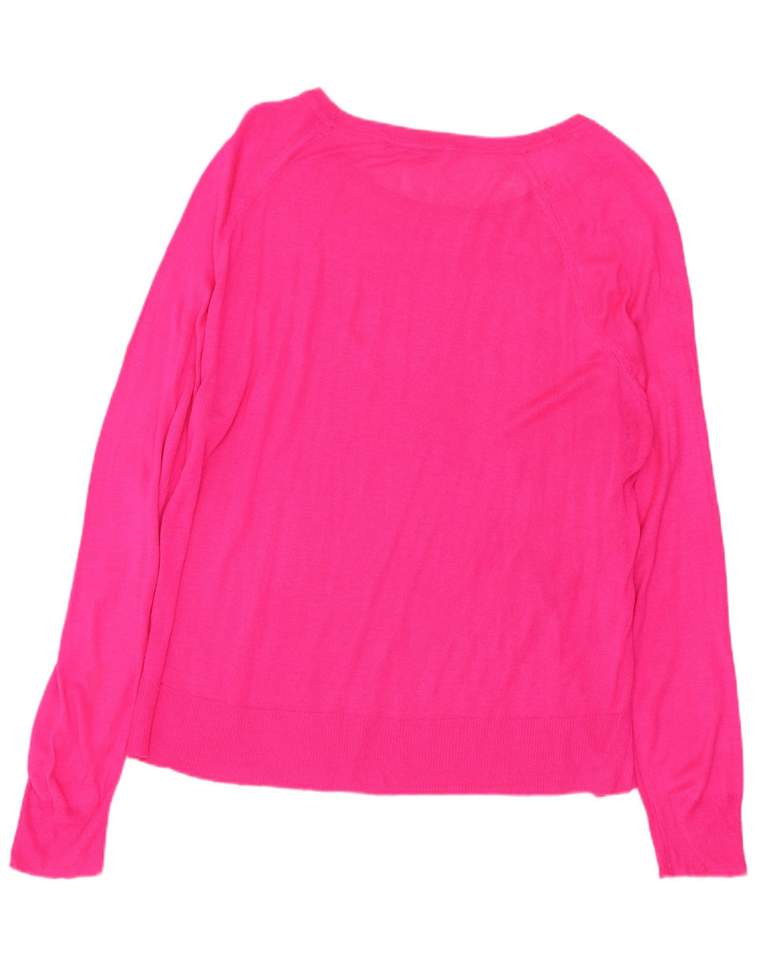ZARA Γυναικείο πουλόβερ με λαιμόκοψη UK 14 Medium Pink