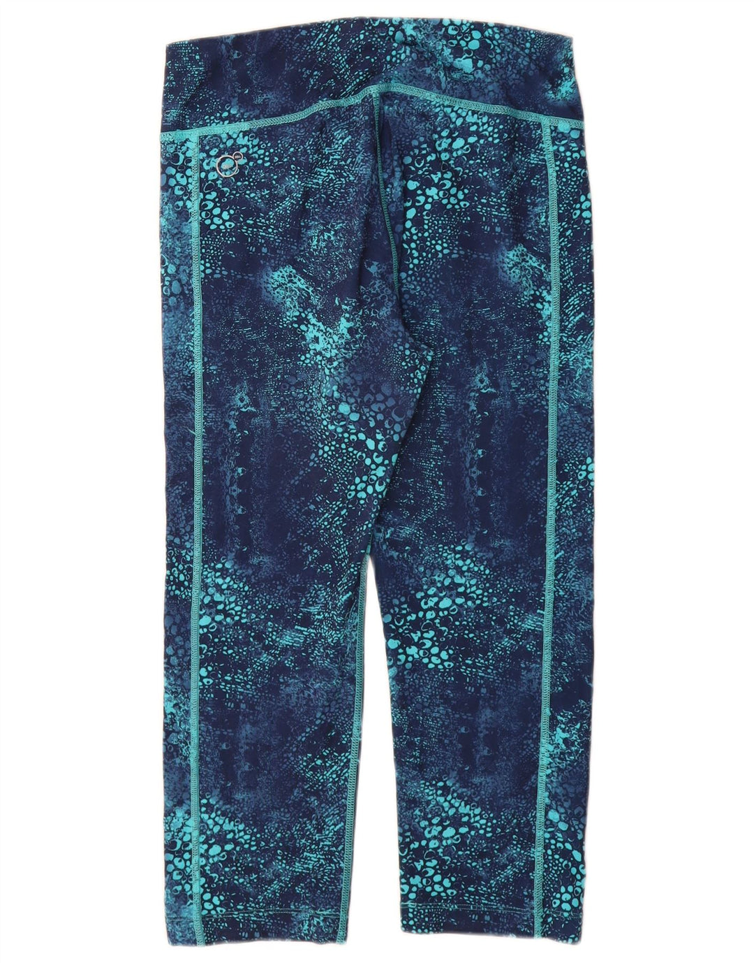 Γυναικεία κολάν Capri Abstract Pattern PUMA UK 12 Medium Blue Polyester