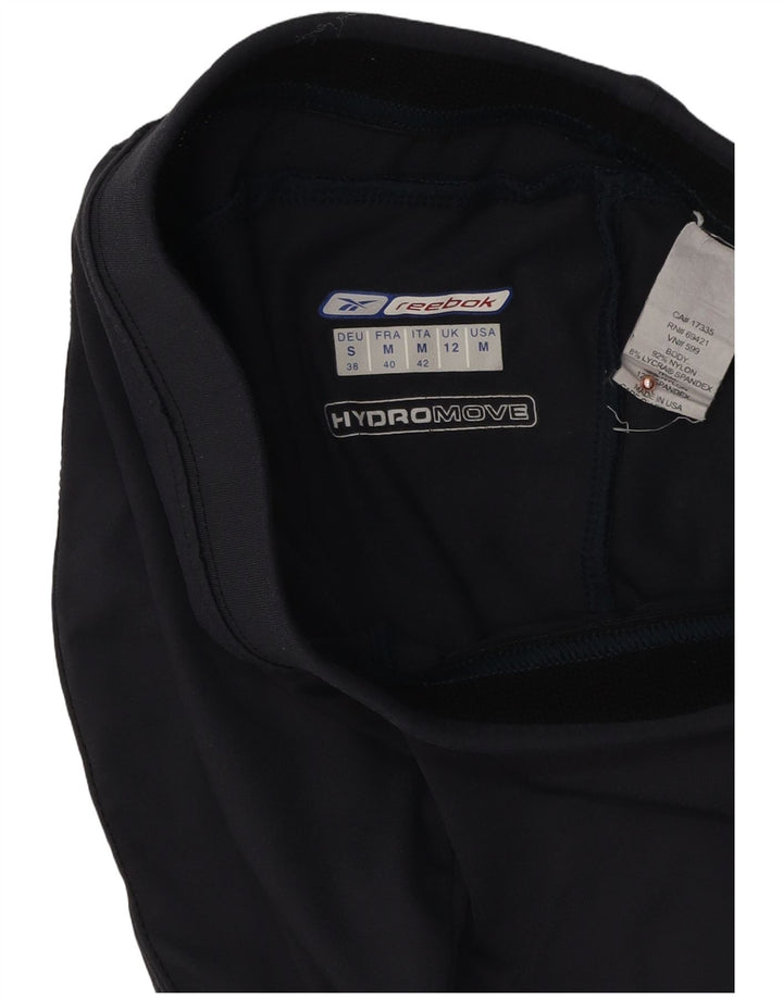 Reebok Γυναικεία φόρμα παντελόνι UK 12 Medium Navy Blue Nylon