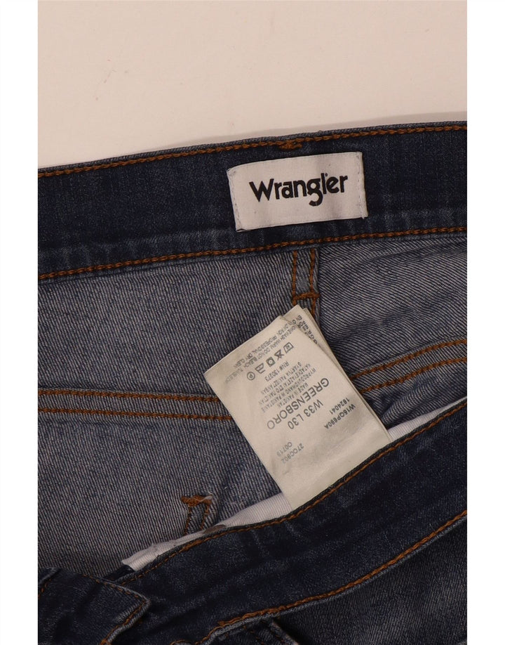 Ανδρικό Wrangler Greensboro Slim Jeans W33 L30 Navy Blue Polyester