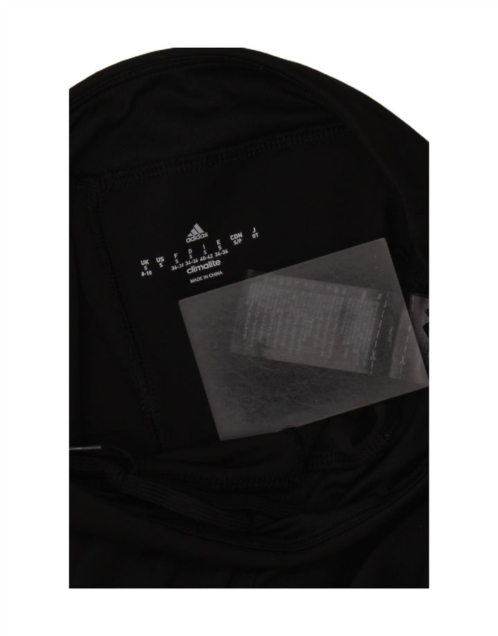 Γυναικεία κολάν ADIDAS Climalite Capri UK 8/10 Small Black Polyester