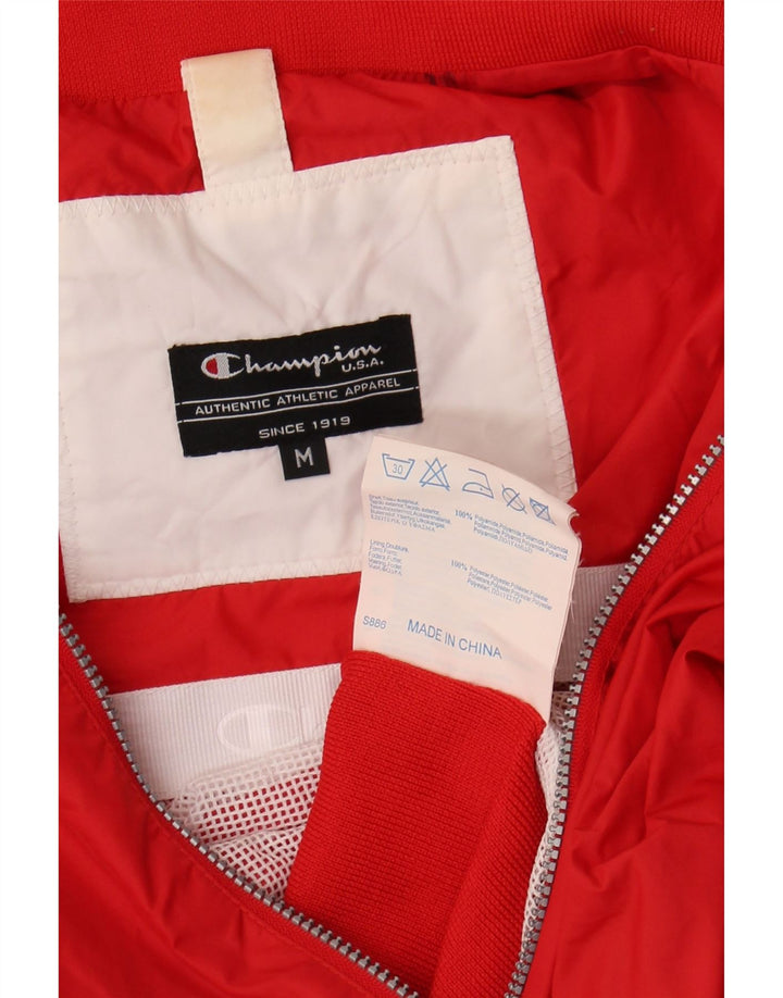 Champion γυναικεία αμάνικη αθλητική φόρμα Top Jacket UK 14 Medium Red Polyamide