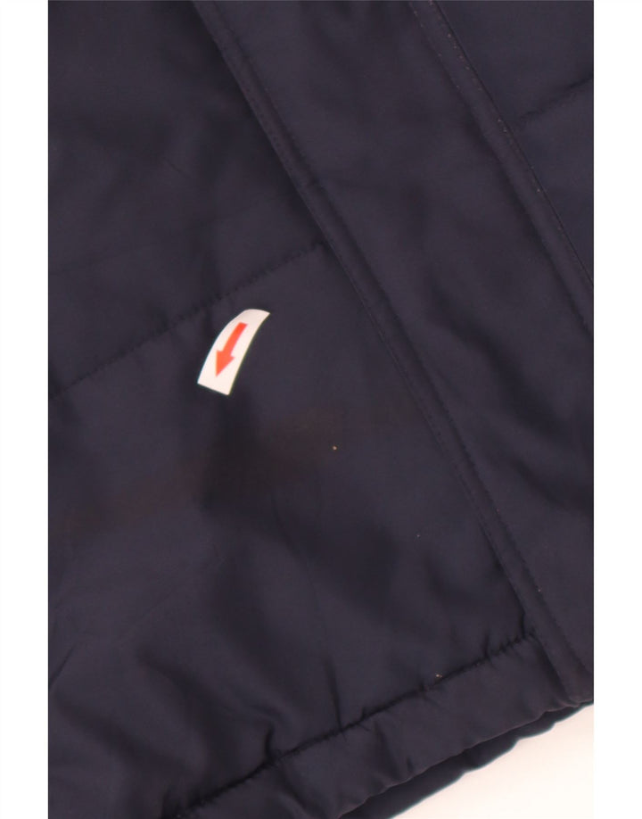 Reebok Boys Graphic Hooded Jacket 13-14 Years XL Navy Blue Polyester