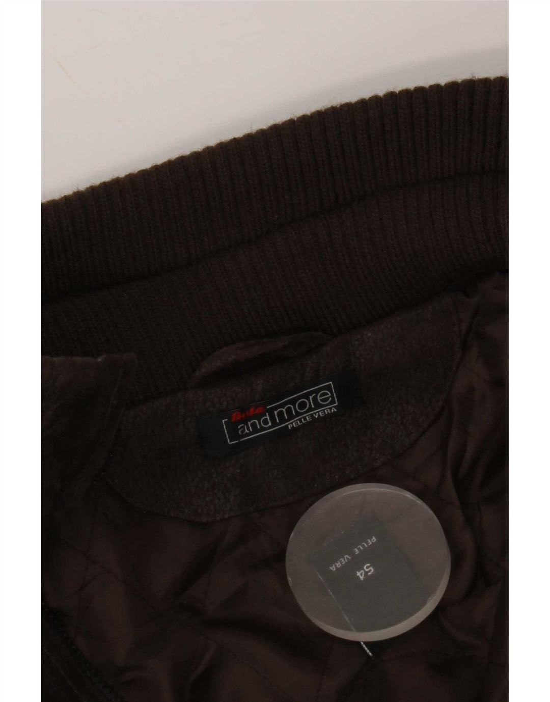 Bata and More Ανδρικό δερμάτινο μπουφάν IT 54 2XL Καφέ