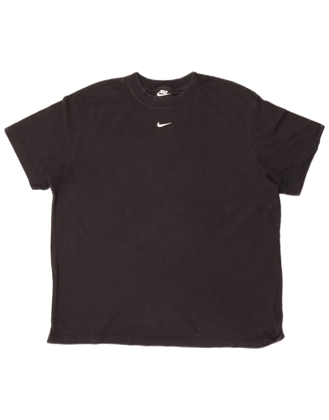 Ανδρικό T-Shirt NIKE Τοπ μεσαίο μαύρο βαμβακερό