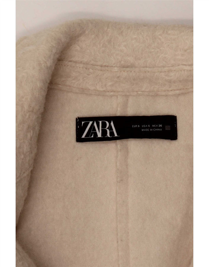 Zara Γυναικείο Oversized Πανωφόρι UK 10 Small Beige