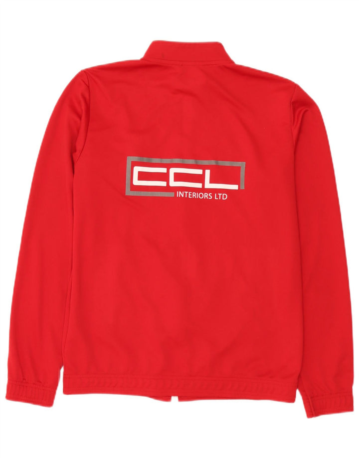 Ανδρική φόρμα Adidas Aeroready Graphic Top Jacket Μεσαίο κόκκινο πολυεστέρα