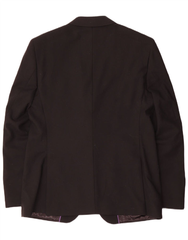 Marks & Spencer Ανδρικό σακάκι σακάκι με 2 κουμπιά UK 42 Large Black