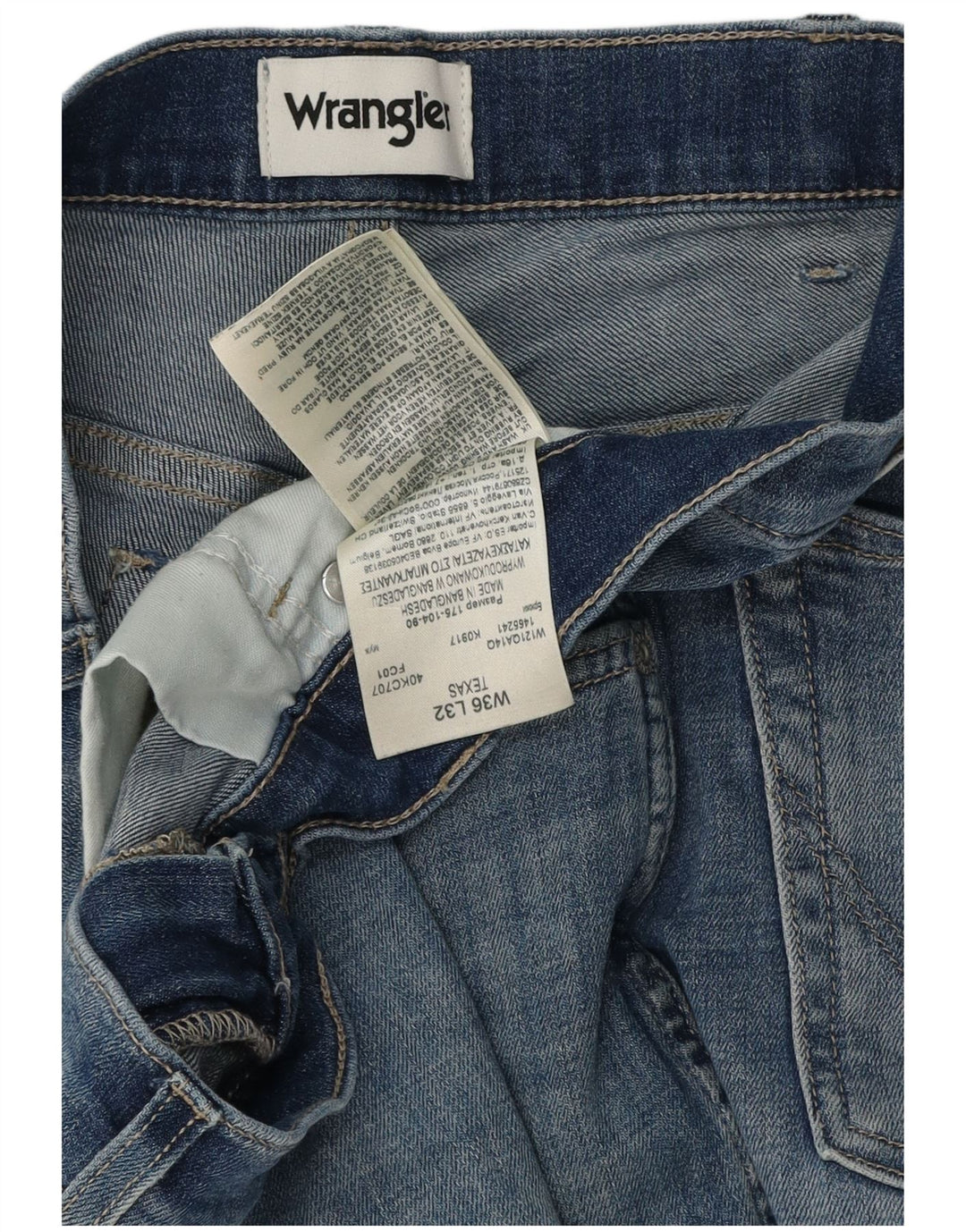 Wrangler Ανδρικό Texas Straight Jeans W36 L30 Blue Cotton