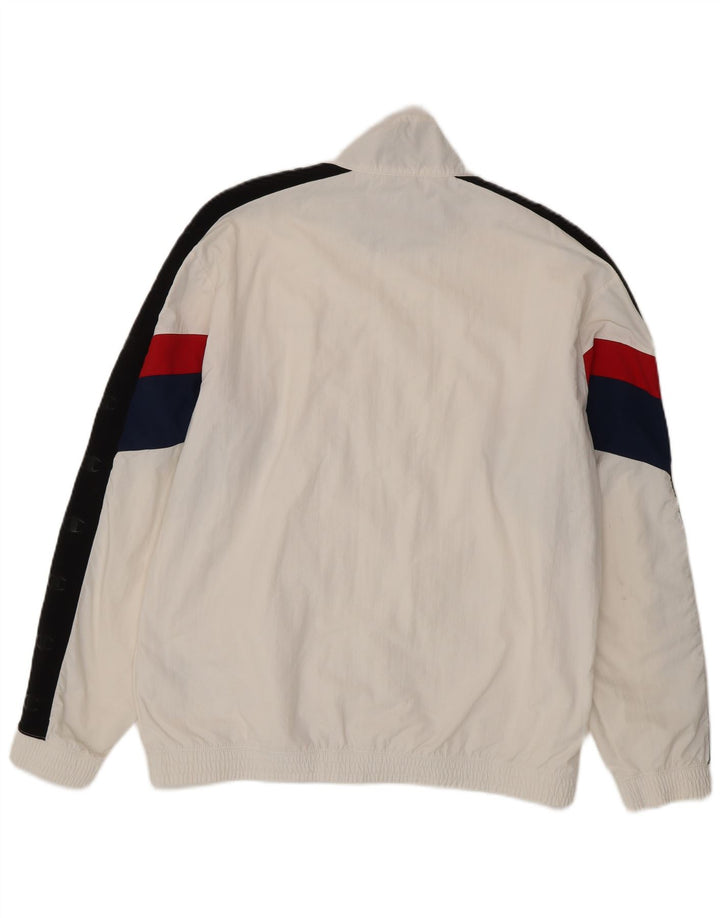 CHAMPION Ανδρική φόρμα φόρμας γραφικών Top Jacket XL White Colourblock Polyamide
