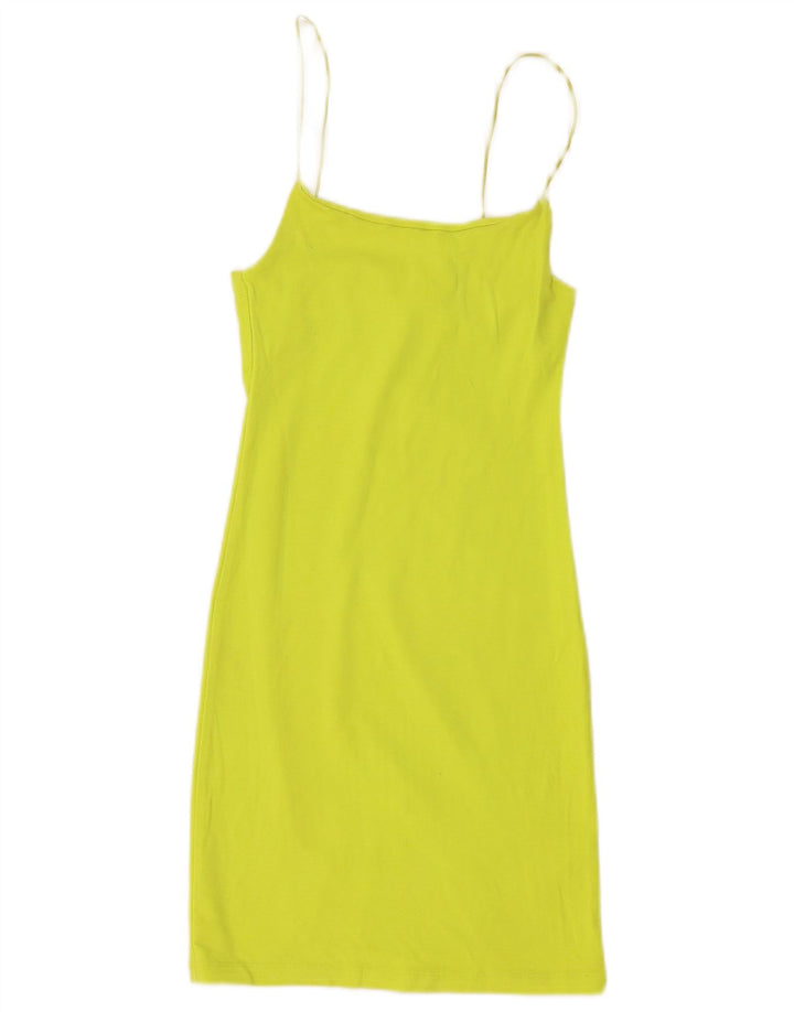 Zara Γυναικείο Sundress UK 12 Μέτριο πράσινο βαμβακερό