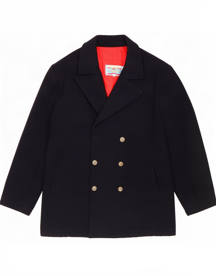 Carrera Ανδρικό παλτό μπιζελιού UK 42 XL Navy Blue Wool
