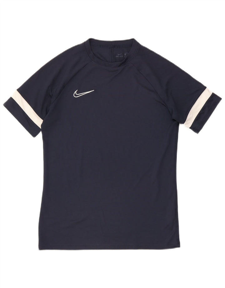 Ανδρικό μπλουζάκι Nike Dri Fit Top μεσαίο μπλε ναυτικό χρώμα