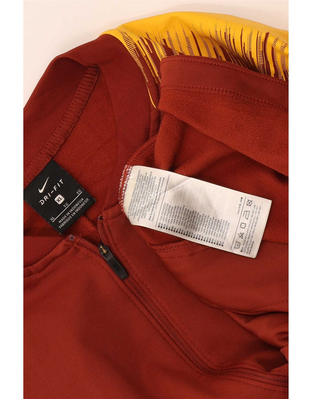 Ανδρική φόρμα Nike Roma Top Jacket XL Maroon Colourblock Polyester